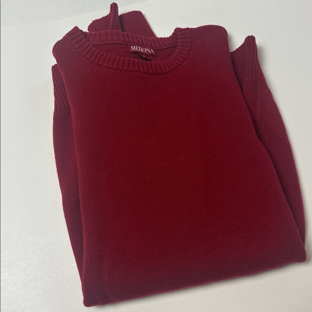 Merona Red Sweater Size Small - Picture 10 of 11